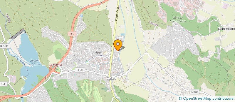 localisation de l'entreprise MONSIEUR CEDRIC DI MEGLIO  CABRIES