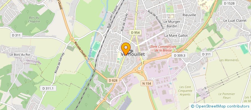 localisation de l'entreprise MONSIEUR CEDRIC DIJOUX à VERNOUILLET