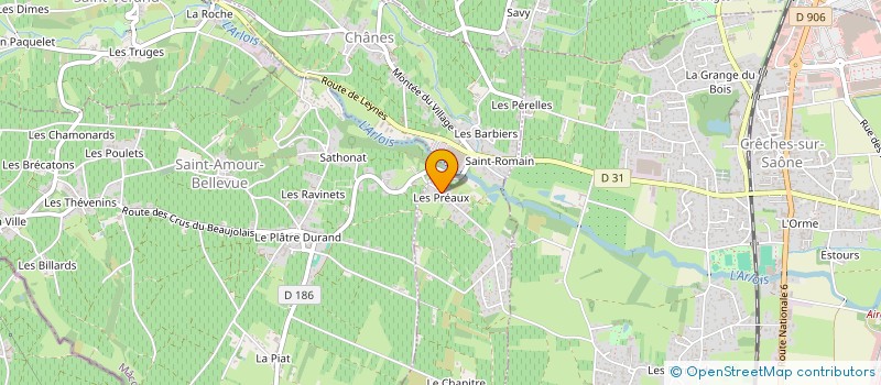 localisation de l'entreprise MONSIEUR CEDRIC DILIBERTO à CHANES
