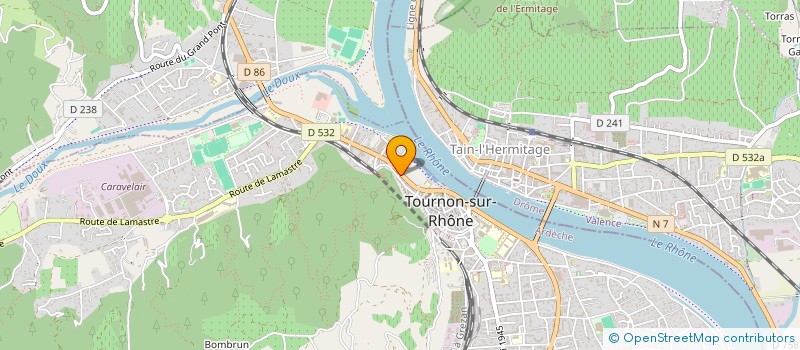 localisation de l'entreprise MONSIEUR CEDRIC DINGER à TOURNON-SUR-RHONE