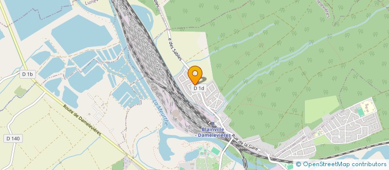 localisation de l'entreprise MONSIEUR CEDRIC DIRRINGER  DAMELEVIERES