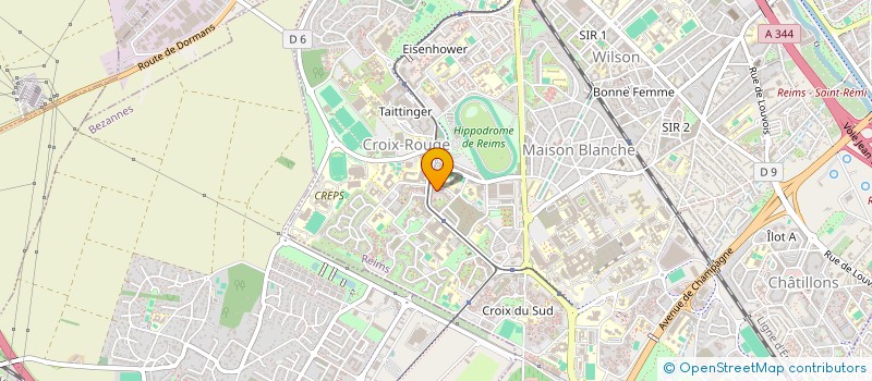 localisation de l'entreprise MONSIEUR CEDRIC DISSOU  REIMS