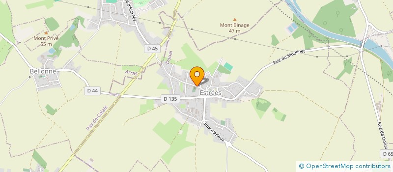 localisation de l'entreprise MONSIEUR CEDRIC DIZIN  AUBIGNY-AU-BAC