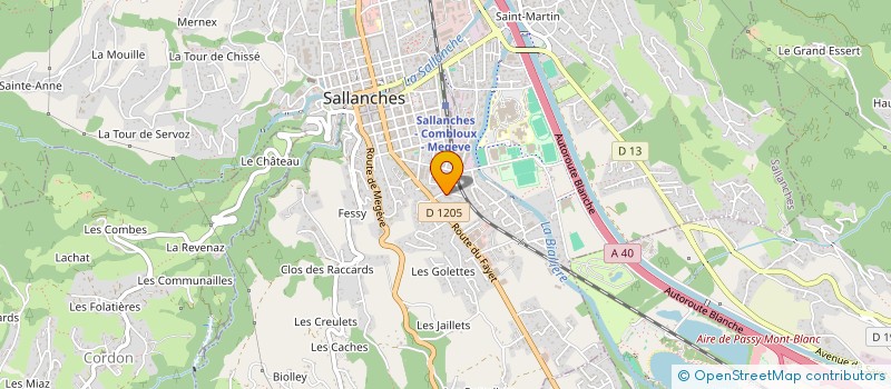localisation de l'entreprise MONSIEUR CEDRIC DJILLALI à SALLANCHES