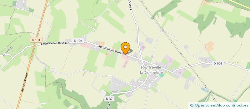 localisation de l'entreprise MONSIEUR CEDRIC DODELIN  TOUFFREVILLE-LA-CORBELINE