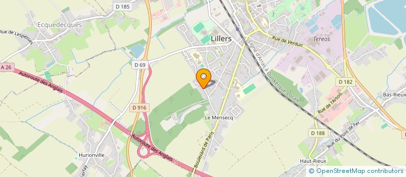 localisation de l'entreprise MONSIEUR CEDRIC DORE  LILLERS