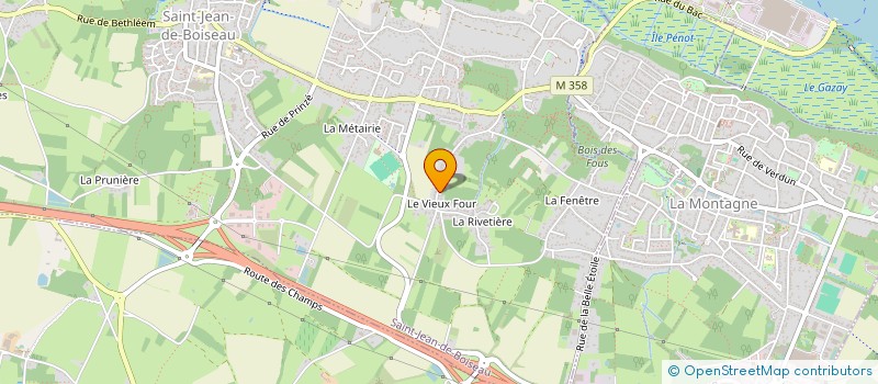 localisation de l'entreprise MONSIEUR CEDRIC DOUET  SAINT-JEAN-DE-BOISEAU