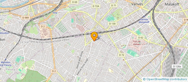 localisation de l'entreprise MONSIEUR CEDRIC DOUSSAU DE BAZIGNAN à CLAMART
