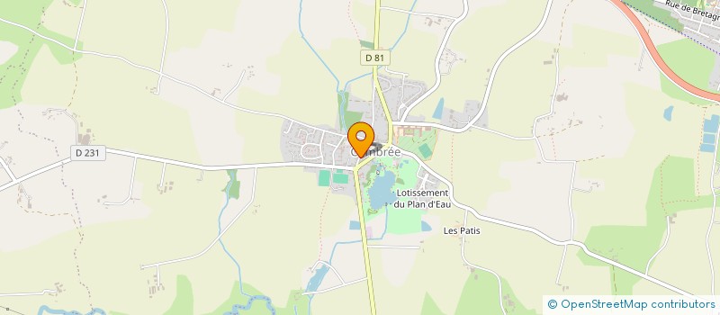 localisation de l'entreprise MONSIEUR CEDRIC DOUTRIAUX à OMBREE D'ANJOU