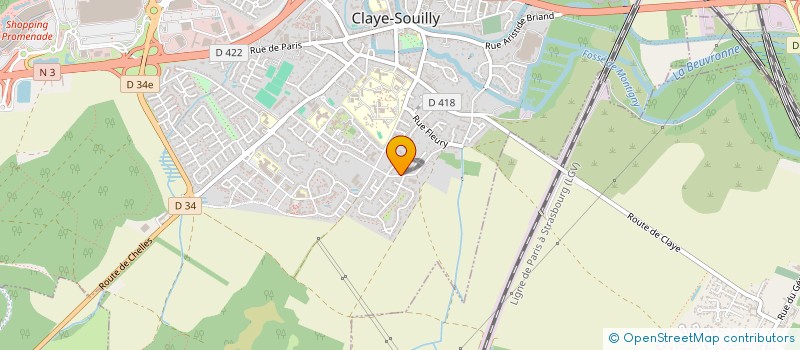 localisation de l'entreprise MONSIEUR CEDRIC DROCOURT  CLAYE-SOUILLY