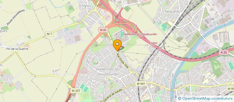 localisation de l'entreprise MONSIEUR CEDRIC DROLLET  MARQUETTE-LEZ-LILLE