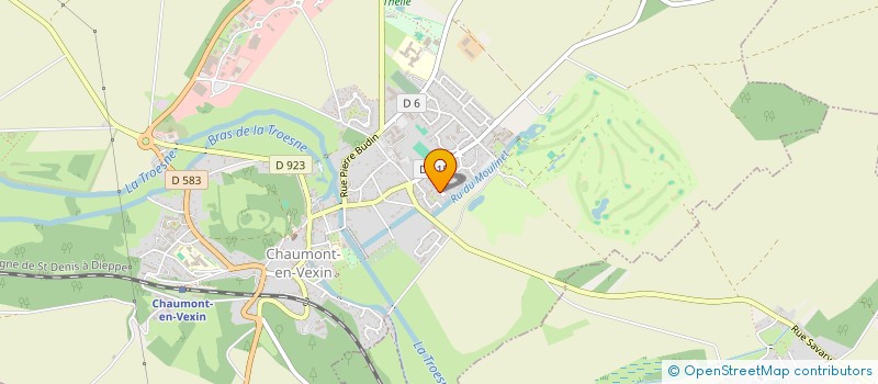 localisation de l'entreprise MONSIEUR CEDRIC DUBAIL  CHAUMONT-EN-VEXIN