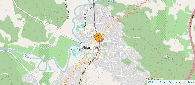 localisation de l'entreprise MONSIEUR CEDRIC DUBOIS à VIDAUBAN