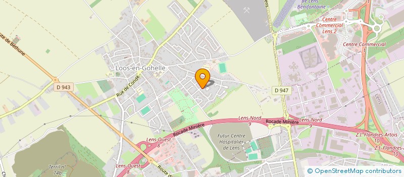 localisation de l'entreprise MONSIEUR CEDRIC DUBOIS à LOOS-EN-GOHELLE