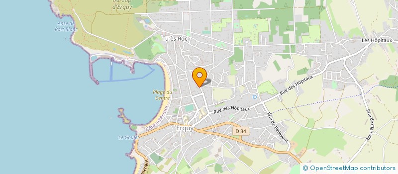 localisation de l'entreprise MONSIEUR CEDRIC DUBOIS  ERQUY