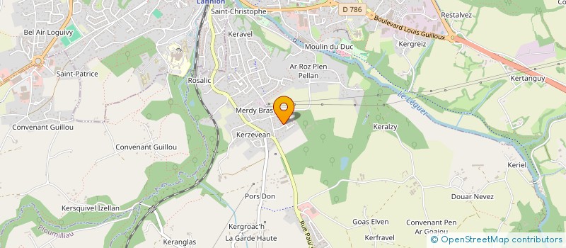 localisation de l'entreprise MONSIEUR CEDRIC DUBOIS  PLOUBEZRE