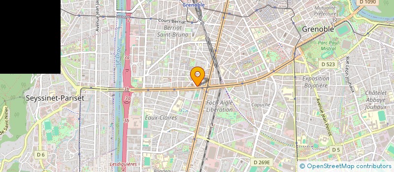 localisation de l'entreprise MONSIEUR CEDRIC DUBRUELH à GRENOBLE