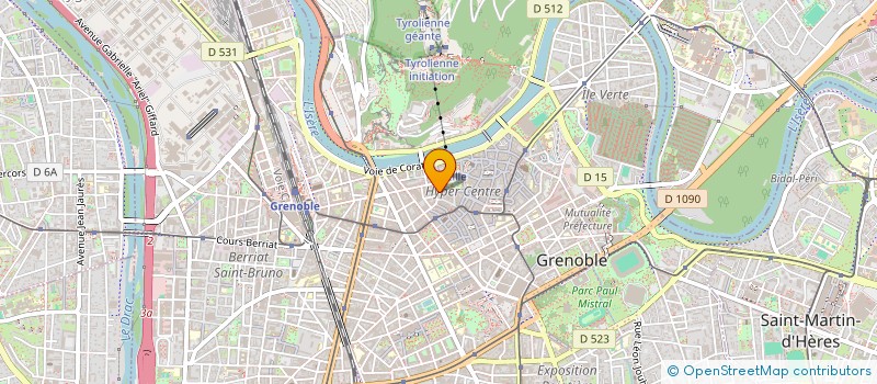 localisation de l'entreprise MONSIEUR CEDRIC DUCAP  GRENOBLE