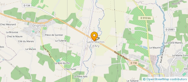 localisation de l'entreprise MONSIEUR CEDRIC DUCHENAIT  LE FOUILLOUX