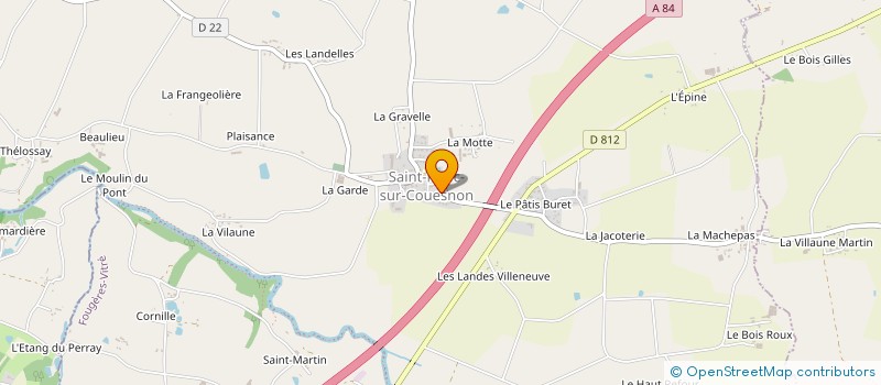 localisation de l'entreprise MONSIEUR CEDRIC DUCOULOUX  RIVES-DU-COUESNON