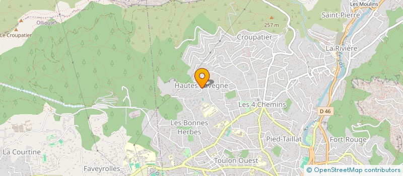 localisation de l'entreprise MONSIEUR CEDRIC DUGELAY  TOULON