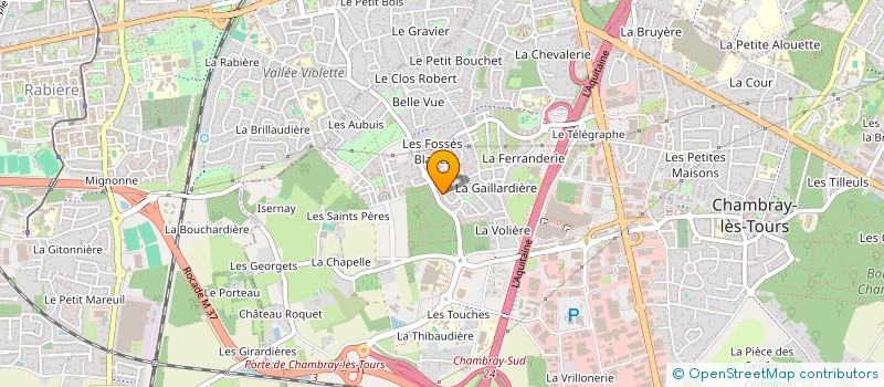 localisation de l'entreprise MONSIEUR CEDRIC DUHAMEL  CHAMBRAY-LES-TOURS