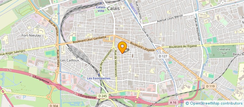 localisation de l'entreprise MONSIEUR CEDRIC DUMAIL à CALAIS