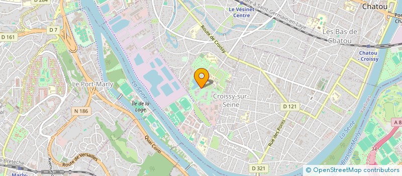 localisation de l'entreprise MONSIEUR CEDRIC DUMONT DE CHASSART  LE VESINET