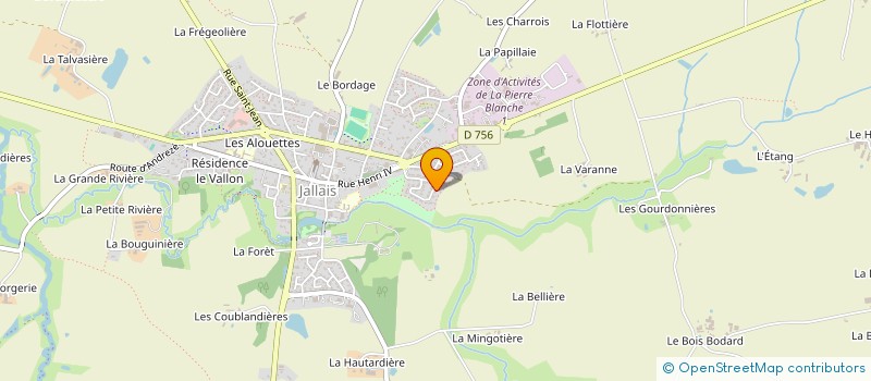 localisation de l'entreprise MONSIEUR CEDRIC DUPE à BEAUPREAU-EN-MAUGES