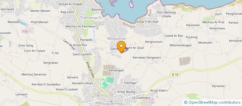 localisation de l'entreprise MONSIEUR CEDRIC DUPONT  PLOUGUERNEAU