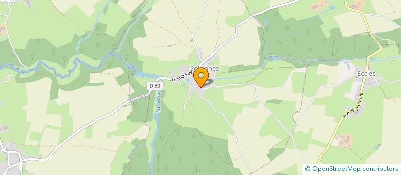 localisation de l'entreprise MONSIEUR CEDRIC DUPONT  SOLRINNES