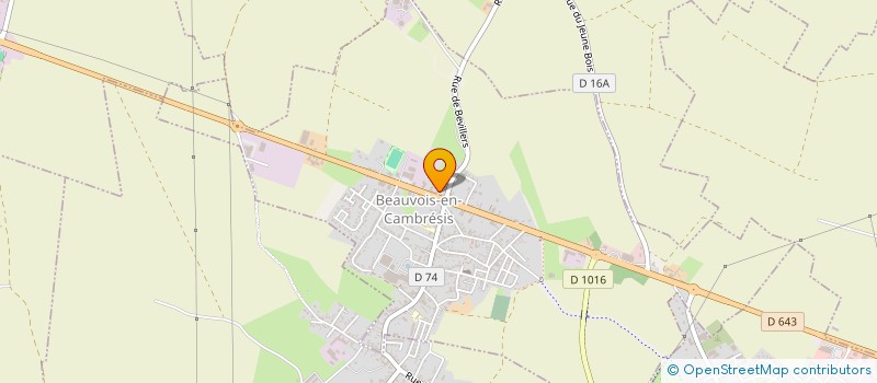 localisation de l'entreprise MONSIEUR CEDRIC DUPREZ  BEAUVOIS-EN-CAMBRESIS