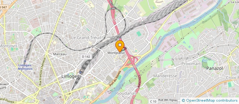localisation de l'entreprise MONSIEUR CEDRIC DUPUY à LIMOGES