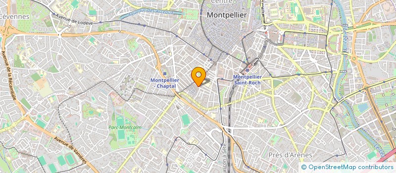 localisation de l'entreprise MONSIEUR CEDRIC DURAN à MONTPELLIER