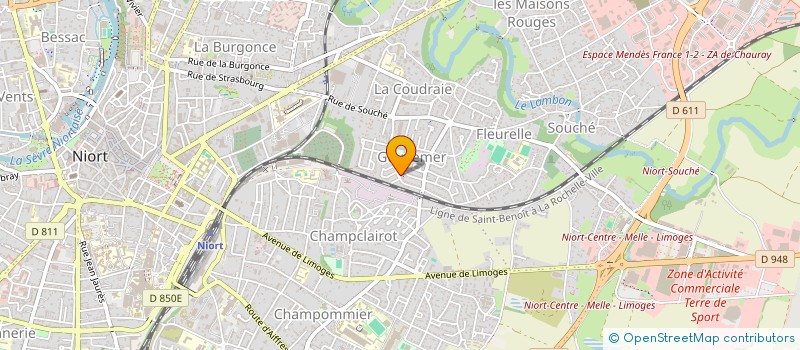 localisation de l'entreprise MONSIEUR CEDRIC DURAND  NIORT
