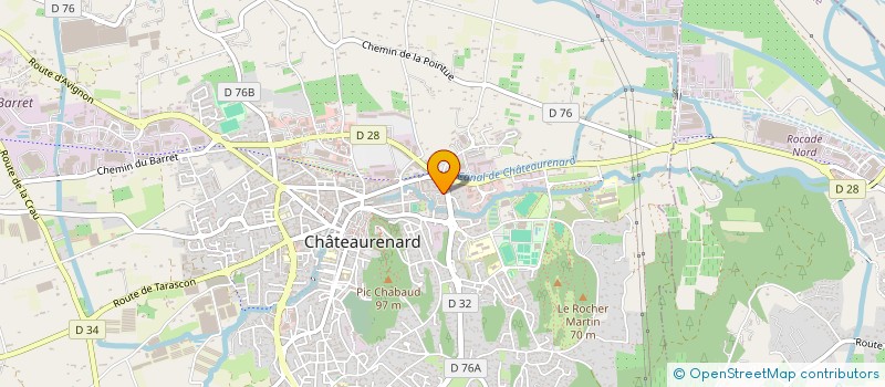 localisation de l'entreprise MONSIEUR CEDRIC DURAND à CHATEAURENARD