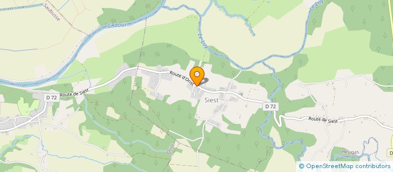 localisation de l'entreprise MONSIEUR CEDRIC DUVICQ  MAGESCQ