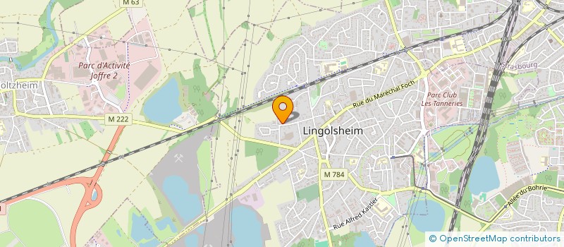 localisation de l'entreprise MONSIEUR CEDRIC EBLING  LINGOLSHEIM