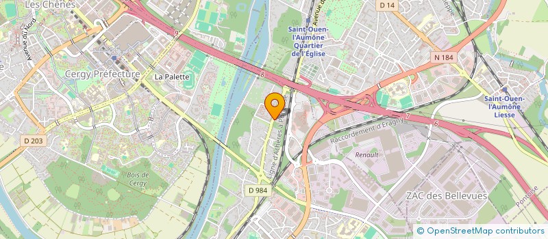 localisation de l'entreprise MONSIEUR CEDRIC EDMOND  ERAGNY