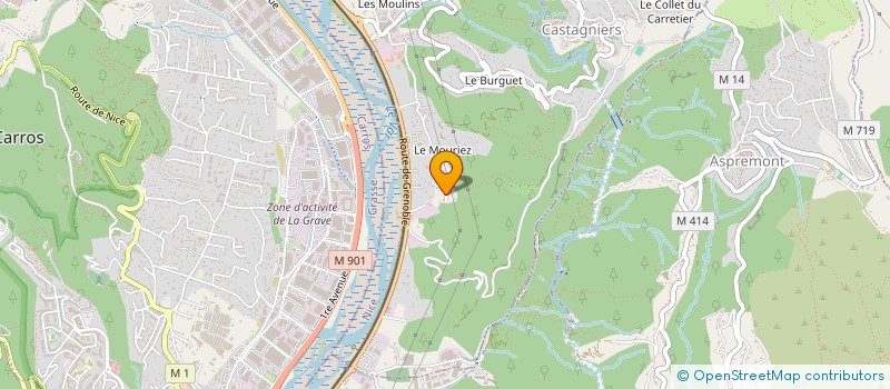 localisation de l'entreprise MONSIEUR CEDRIC ELLIAS  ANTIBES