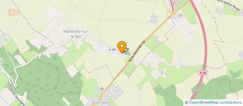 localisation de l'entreprise MONSIEUR CEDRIC ERNOUT  MALLEVILLE-SUR-LE-BEC