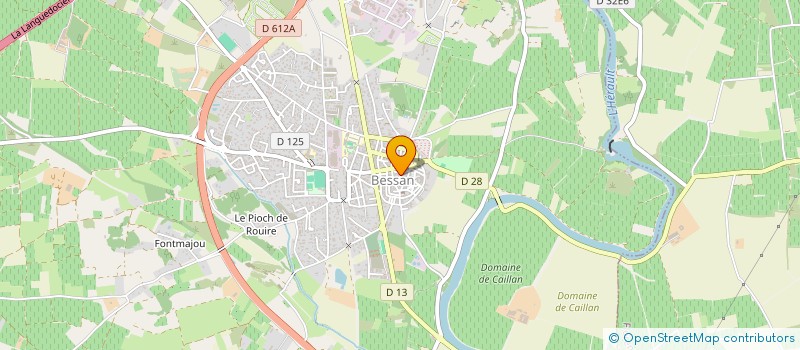 localisation de l'entreprise MONSIEUR CEDRIC ESCOLANO  BESSAN