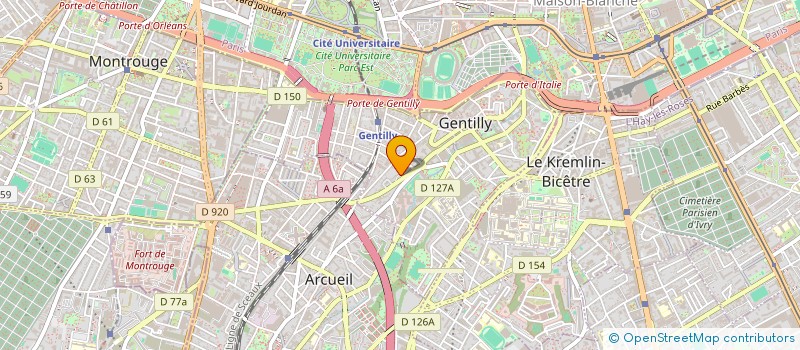 localisation de l'entreprise MONSIEUR CEDRIC ESQUENET à GENTILLY