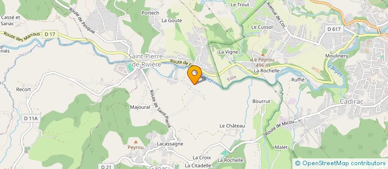 localisation de l'entreprise MONSIEUR CEDRIC ESTEVES à GANAC