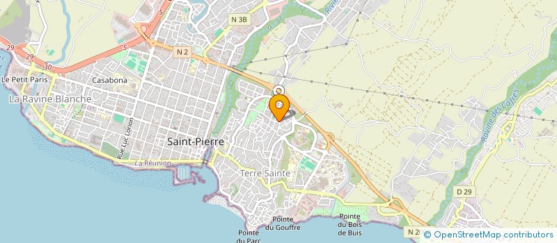 localisation de l'entreprise MONSIEUR CEDRIC ETHEVE à SAINT-PIERRE