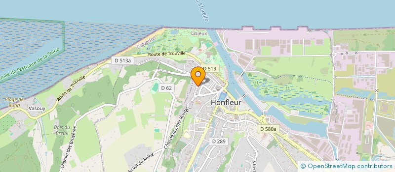 localisation de l'entreprise MONSIEUR CEDRIC EUDELINE  HONFLEUR