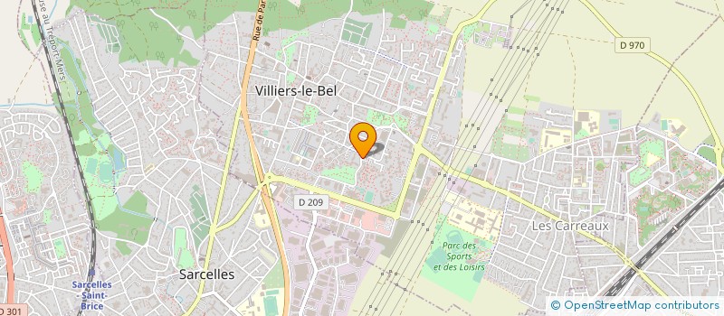 localisation de l'entreprise MONSIEUR CEDRIC EUGENE FLAMENT à VILLIERS-LE-BEL