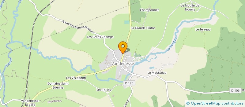 localisation de l'entreprise MONSIEUR CEDRIC EXTREMERA RUIZ à VANDENESSE