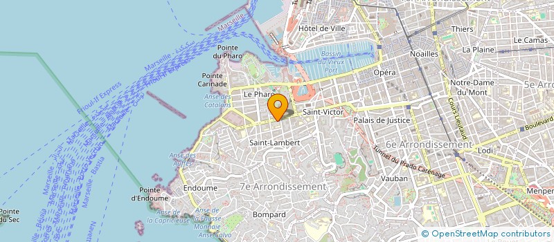 localisation de l'entreprise MONSIEUR CEDRIC FABRE à MARSEILLE