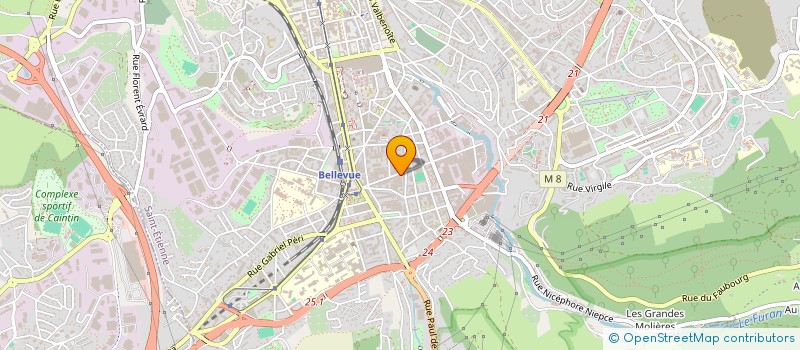 localisation de l'entreprise MONSIEUR CEDRIC FABREGUETTE  SAINT-ETIENNE